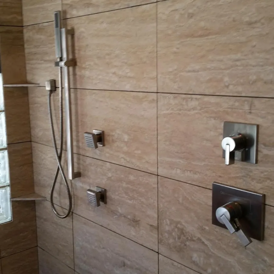 Shower fixture installation for Water Heater Replacement in East Ridge